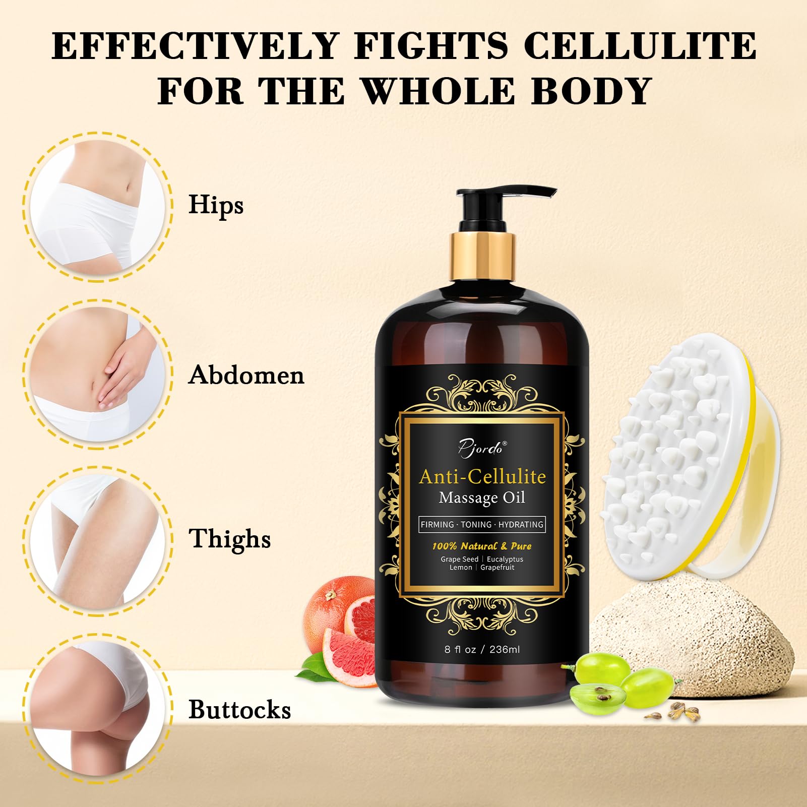 How to use the oil with massager during massage routine