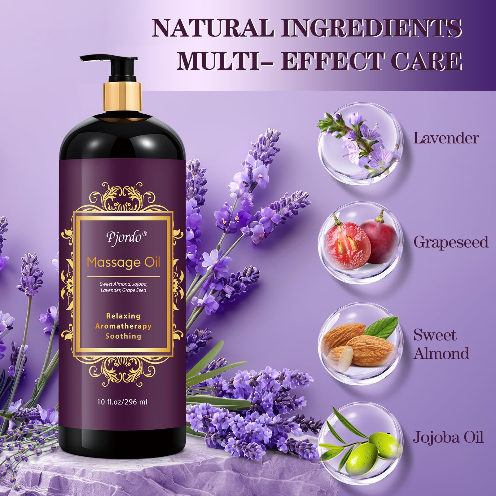 Arnica sore muscle massage oil bottle