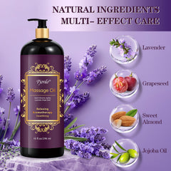 Arnica sore muscle massage oil bottle