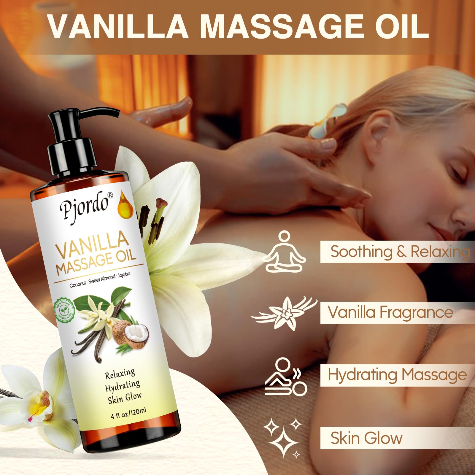 Pjordo Arnica Sore Muscle Massage Oil bottle