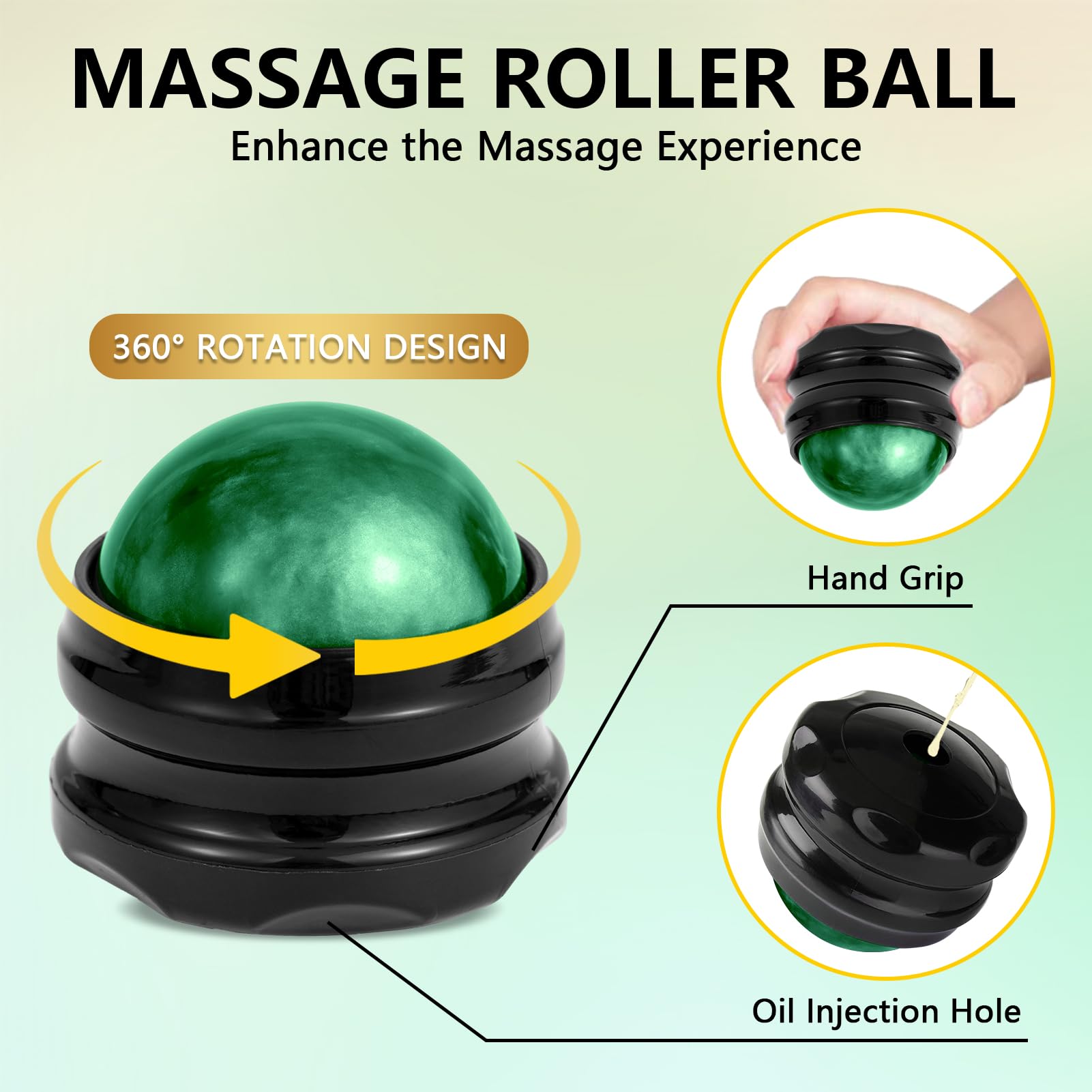 Hands applying Pjordo massage oil for muscle relief