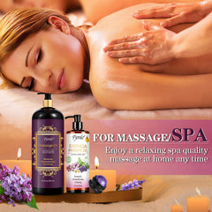 Pjordo spa gift set with massage oils