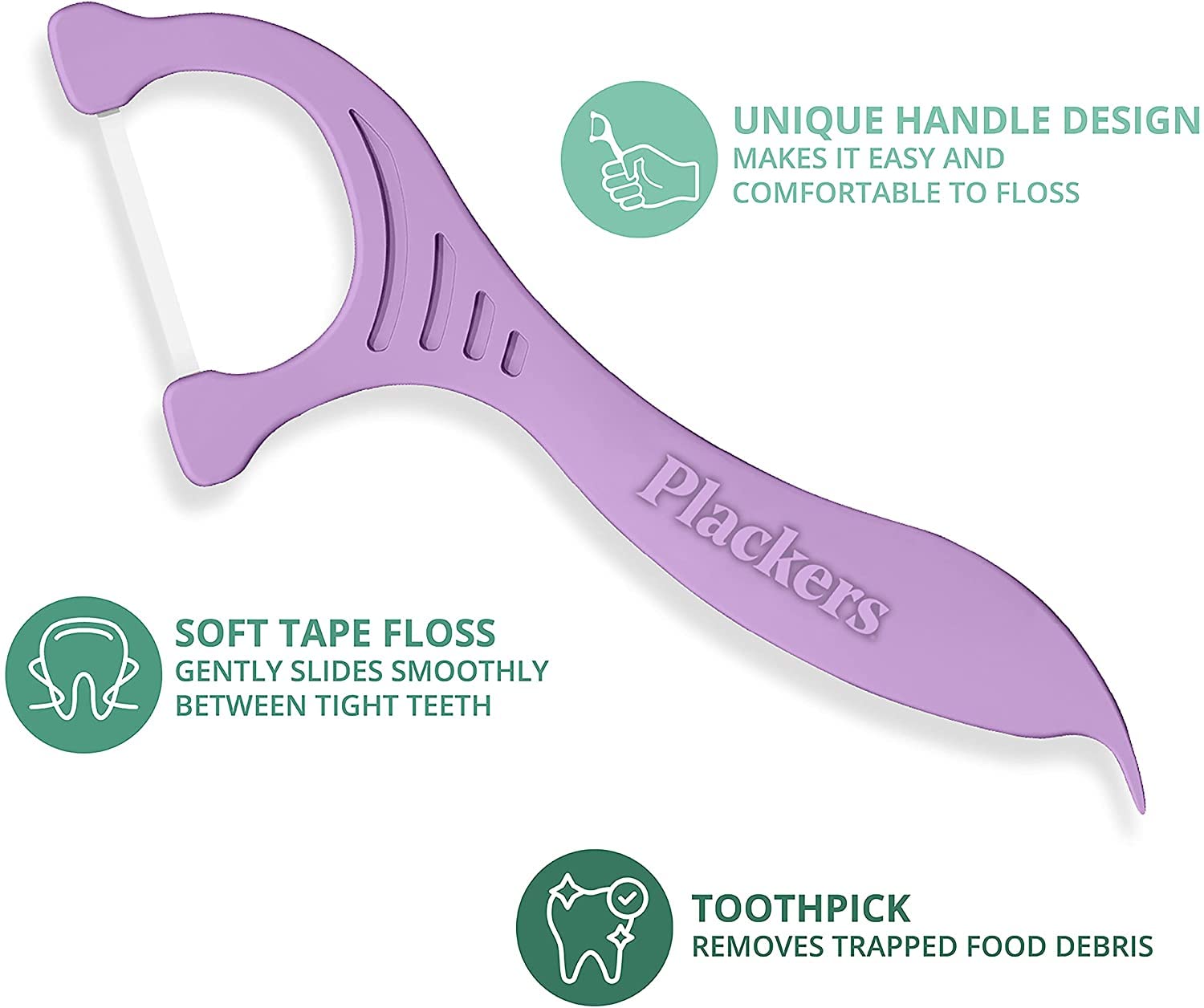Ergonomic handle of Gentleslide Dentla Flosser
