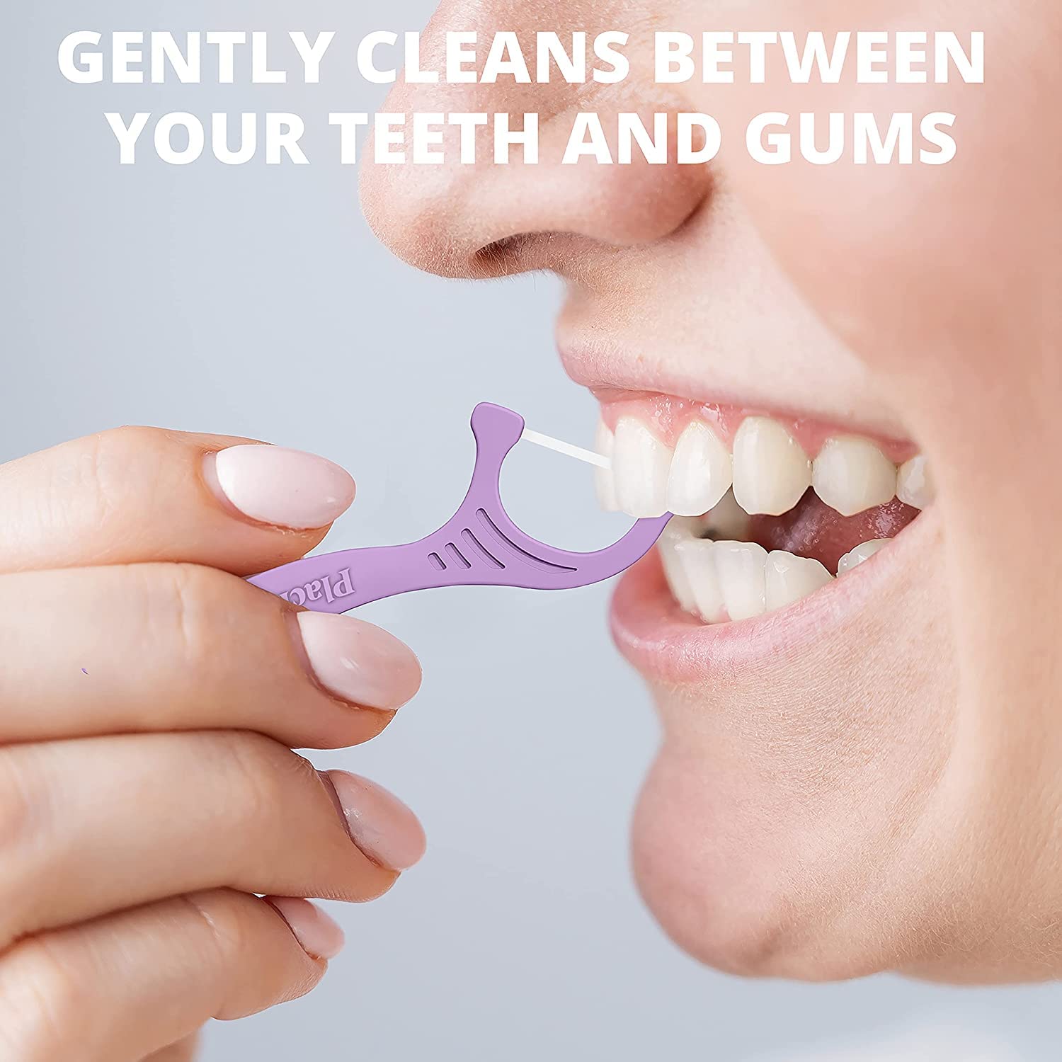 Dentla branding on the flossers