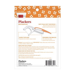 Close-up of OrthoPick thin floss arm for braces