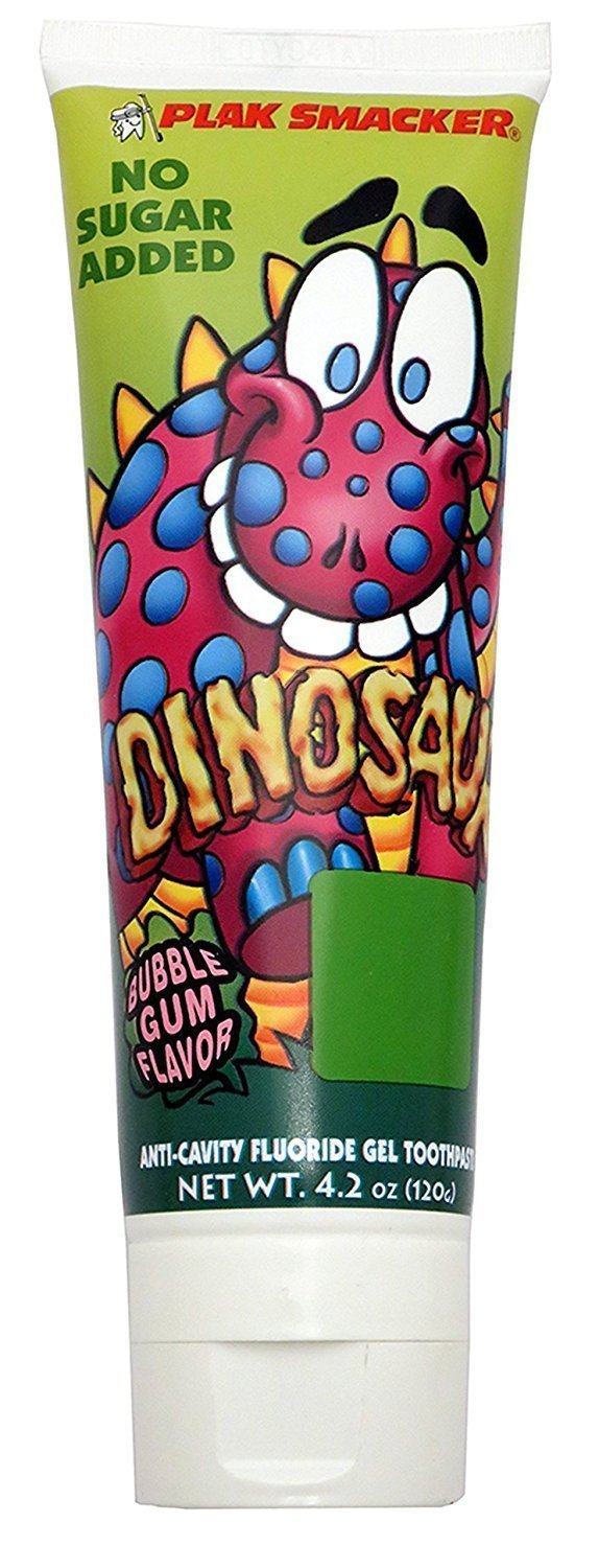 Plak Smacker Bubble Gum Fluoride Anticavity Toothpaste 4.2oz Tube