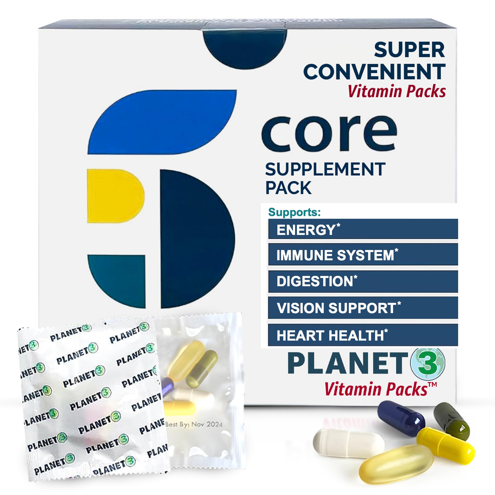 Daily Multivitamin Packs for Men & Women – Immune, Energy & Heart Heal ...