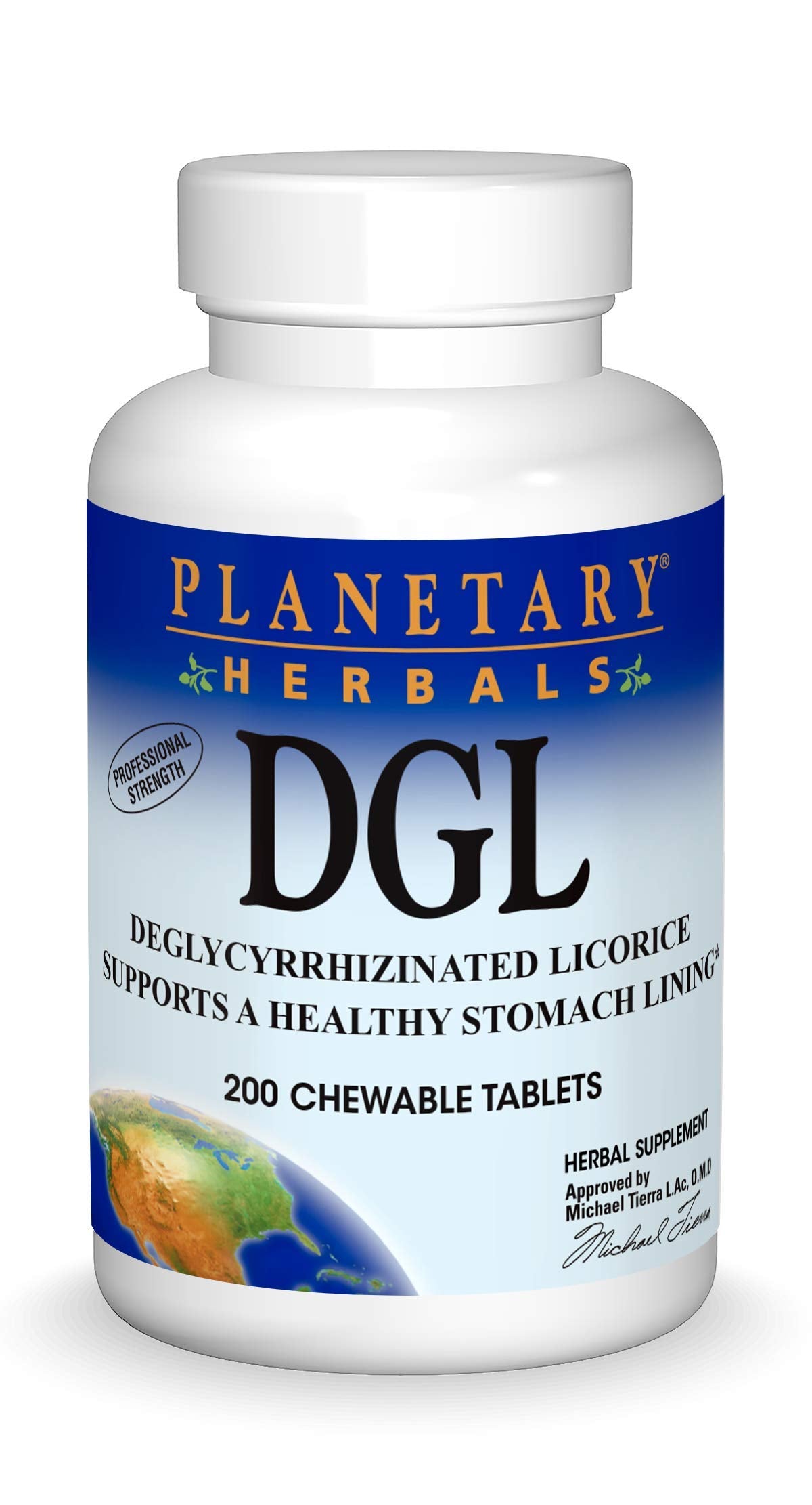 Planetary Herbals DGL licorice bottle and box