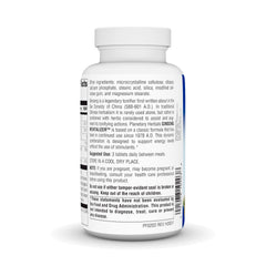Supplement facts panel for Planetary Herbals Ginseng Revitalizer 964 mg