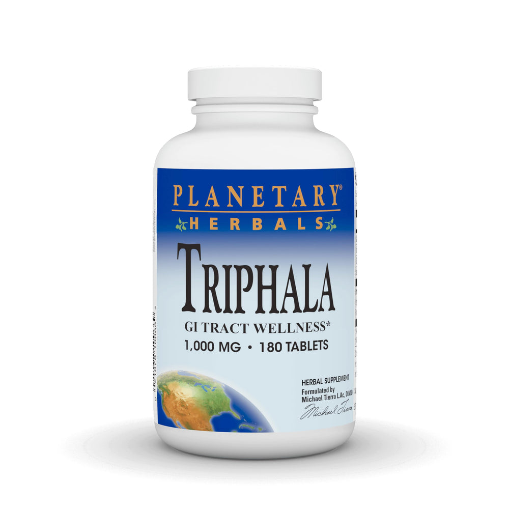 Planetary Herbals Triphala Internal Cleanser bottle with label