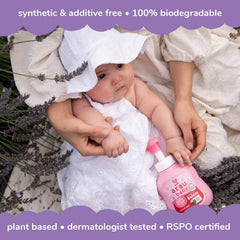 Plant-based ingredient label showing no artificial fragrance
