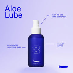 Plant-based ingredients list for Aloe Lube