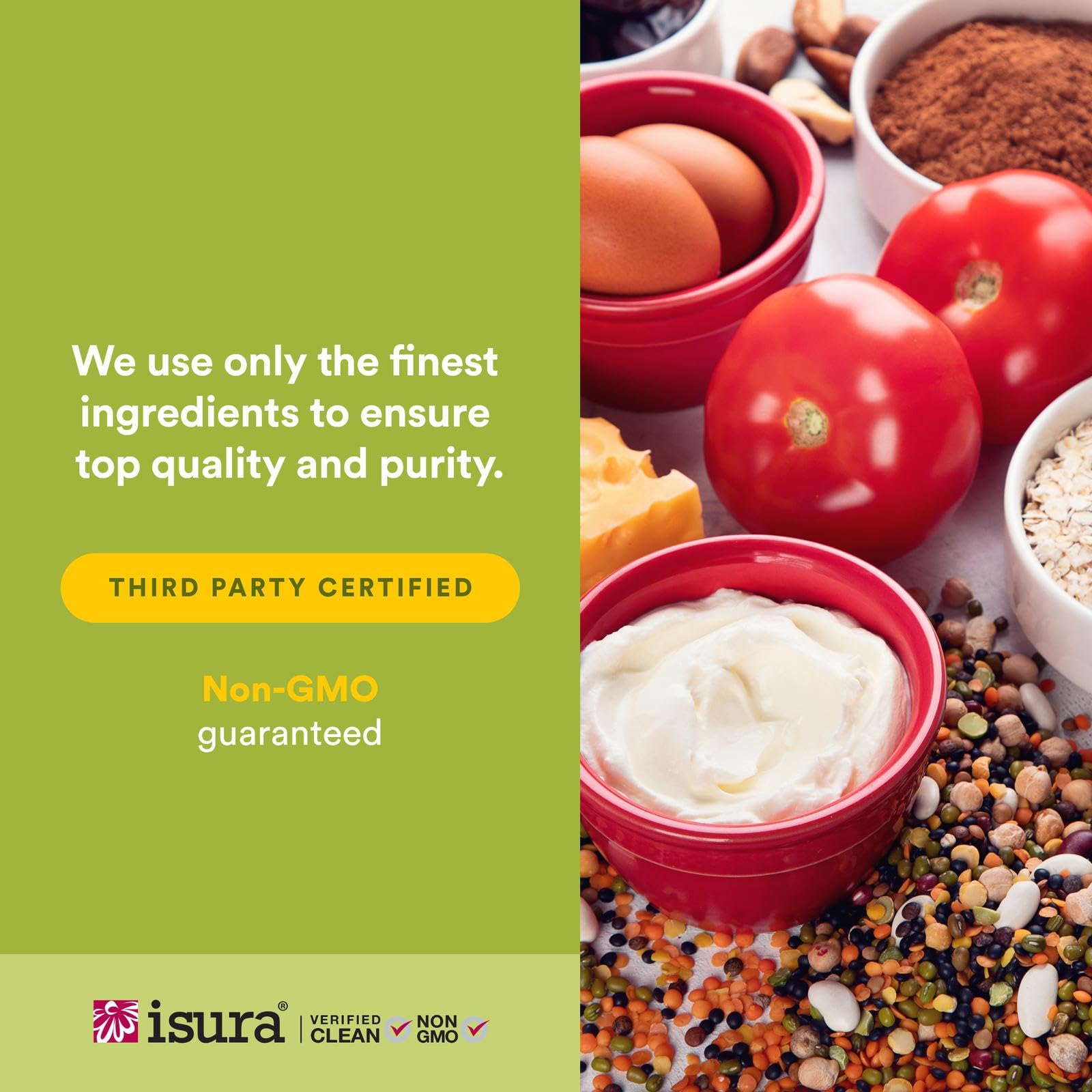 Plant-based nutrients: algae, amla, natto