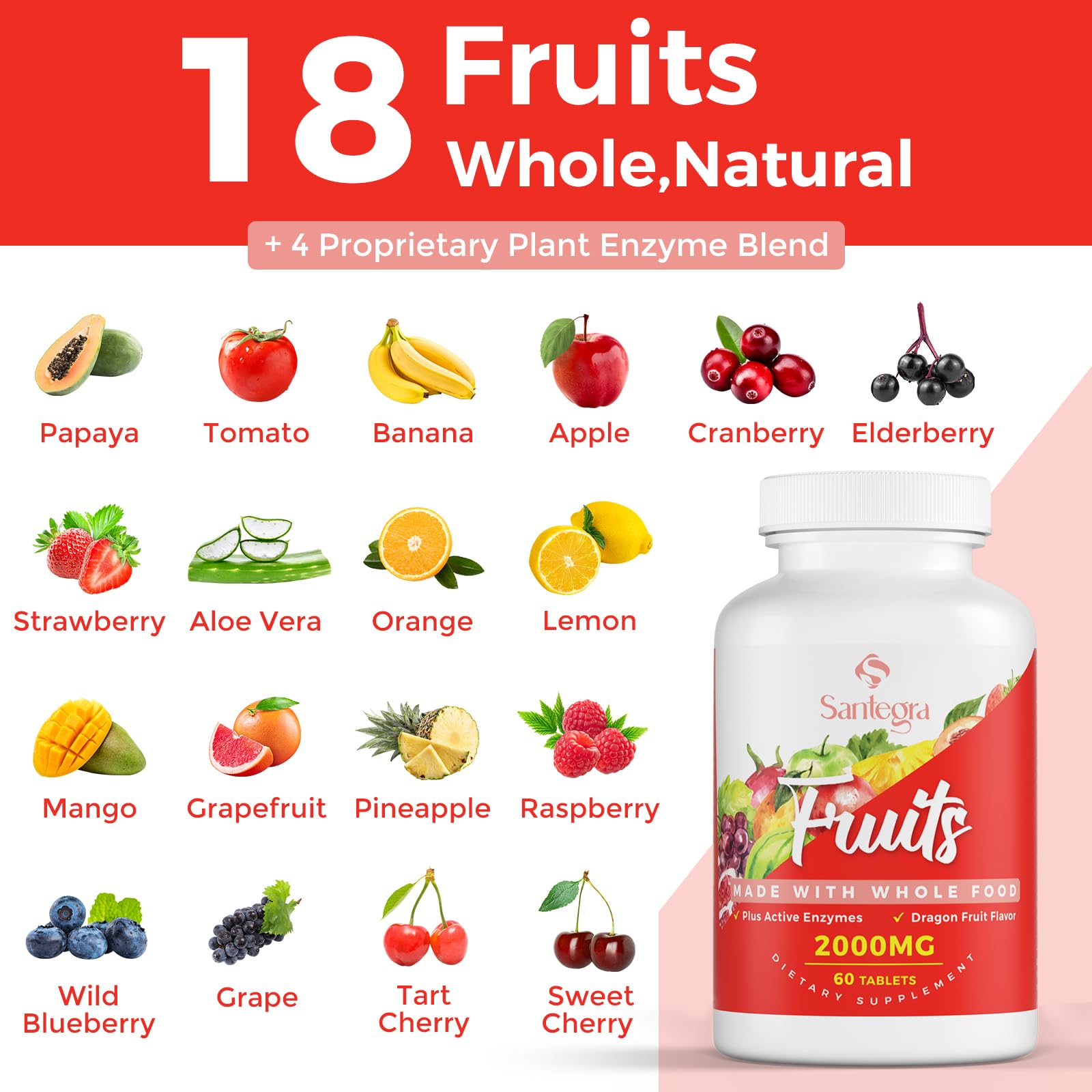 Plant enzyme complex for digestion support