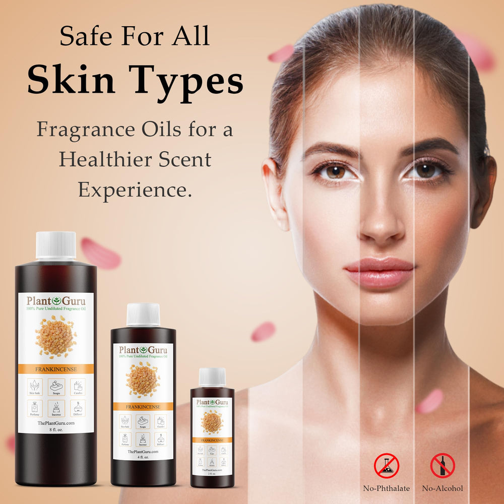 Plant Guru Frankincense Fragrance Oil soap-making application for natural fragrance.