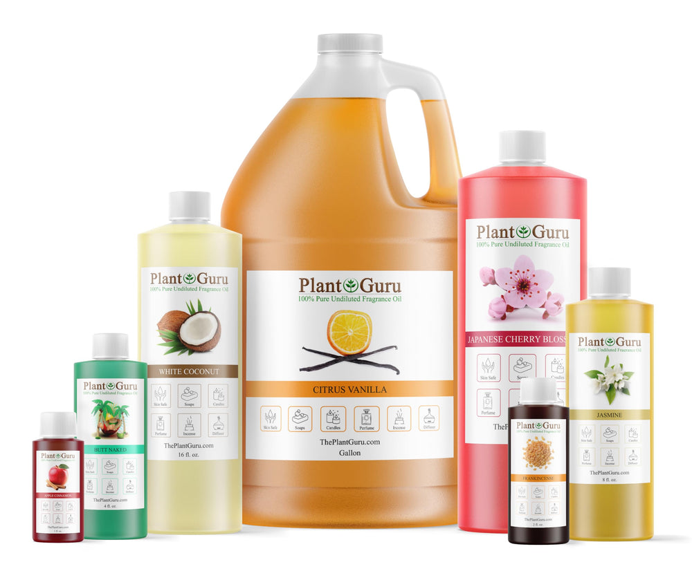 Plant Guru Wild Sage Aloe fragrance oil label close-up — premium USA-made fragrance