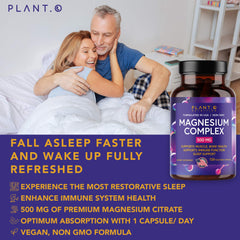 Plant.O magnesium capsules bottle with 120 vegan veggie capsules