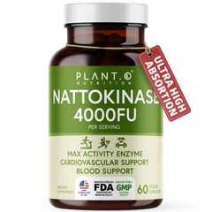 PLANT.O NUTRITION Nattokinase bottle front view
