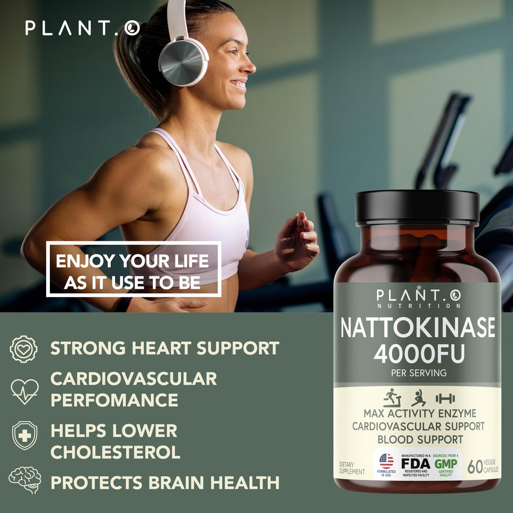 60 vegetarian nattokinase capsules in bottle
