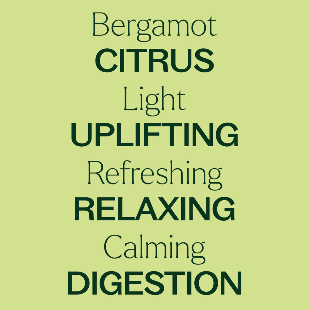 Aromatherapy diffuser releasing Bergamot scent