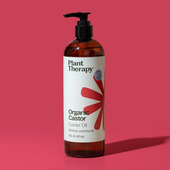 Castor oil for hair care – bottle with dropper