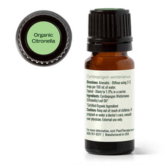 10 mL (1/3 oz) size indicator for Plant Therapy Citronella Organic Essential Oil