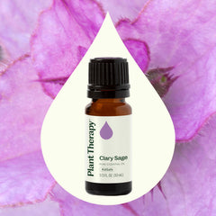 Diffuser emitting aroma with Clary Sage essential oil