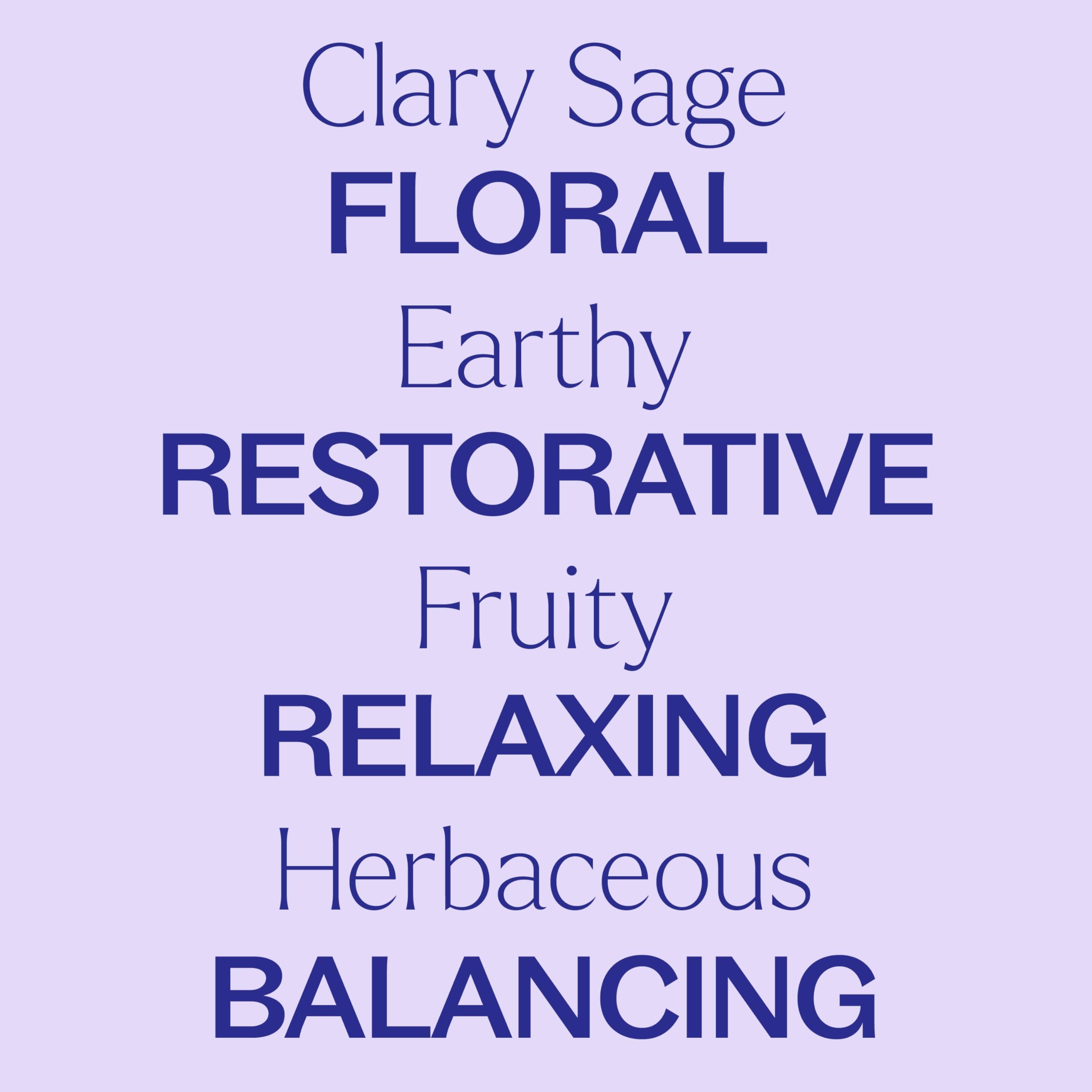 Topical application of Clary Sage oil diluted for skin