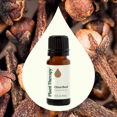 Sri Lanka origin label indicating 100% pure clove oil