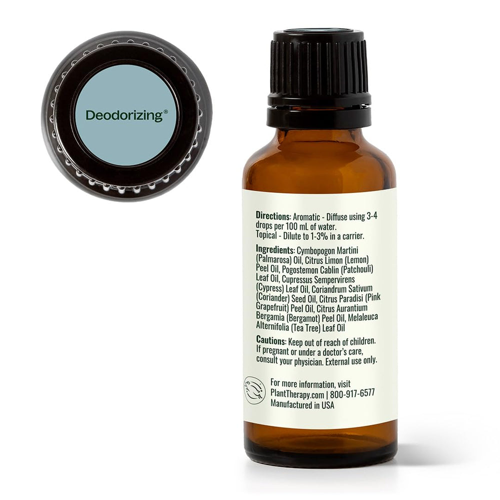 Illustration of natural odor fighting essential oil blend
