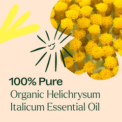 Helichrysum Italicum oil used topically with a carrier oil