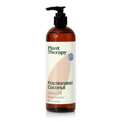 Plant Therapy Fractionated Coconut Oil bottle 16 oz front view
