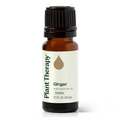 Plant Therapy Ginger Steam Distilled Essential Oil 10 mL bottle