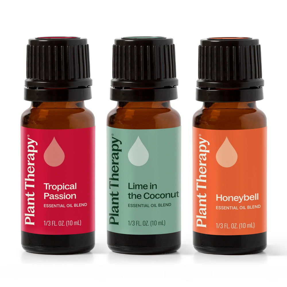 Plant Therapy Honeybell bottle—bright citrus notes for an uplifting space.