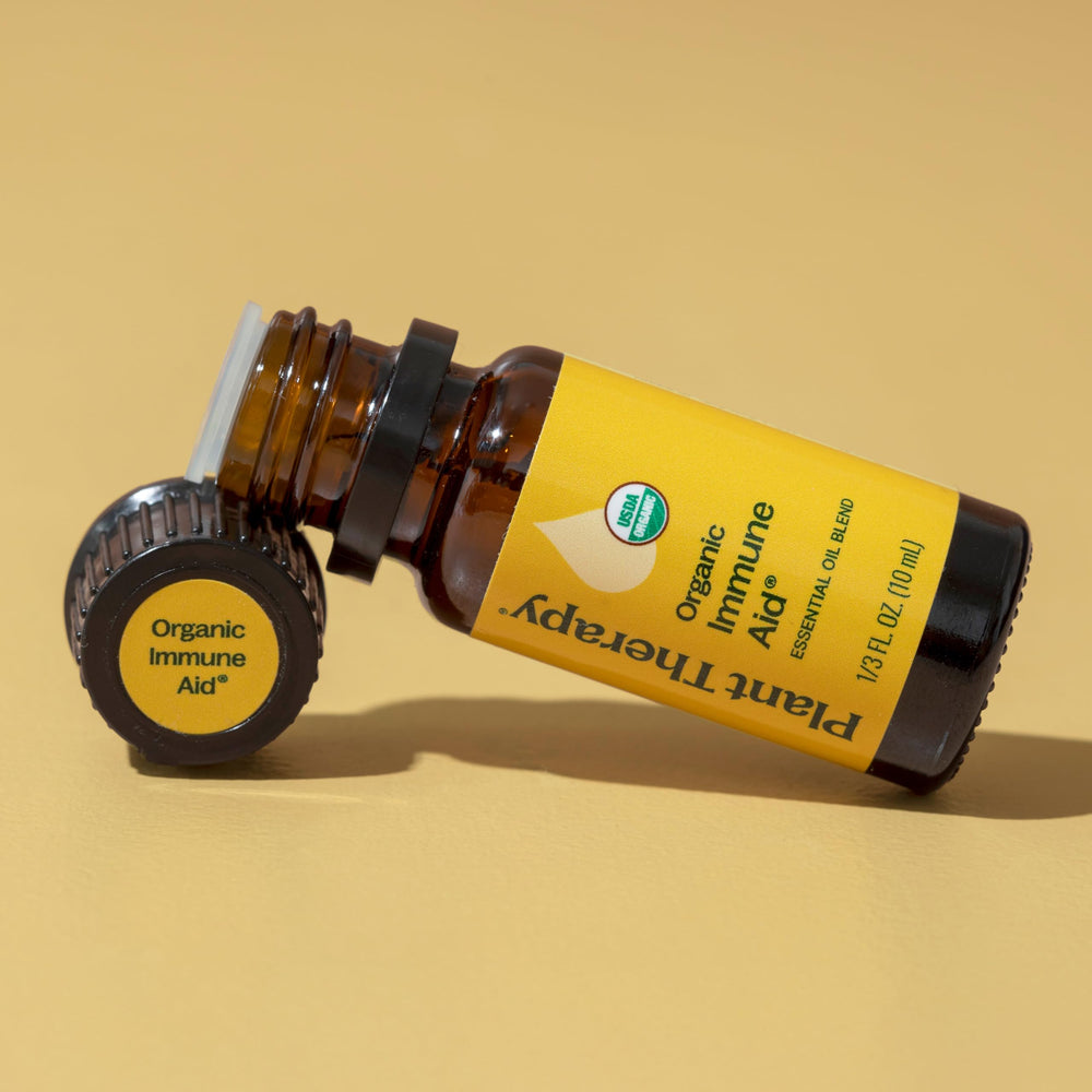 Immune Aid essential oil used in diffuser illustration