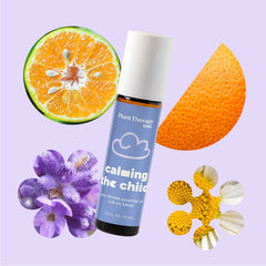 Blended essential oils: Tangerine, Lavender, and Roman Chamomile