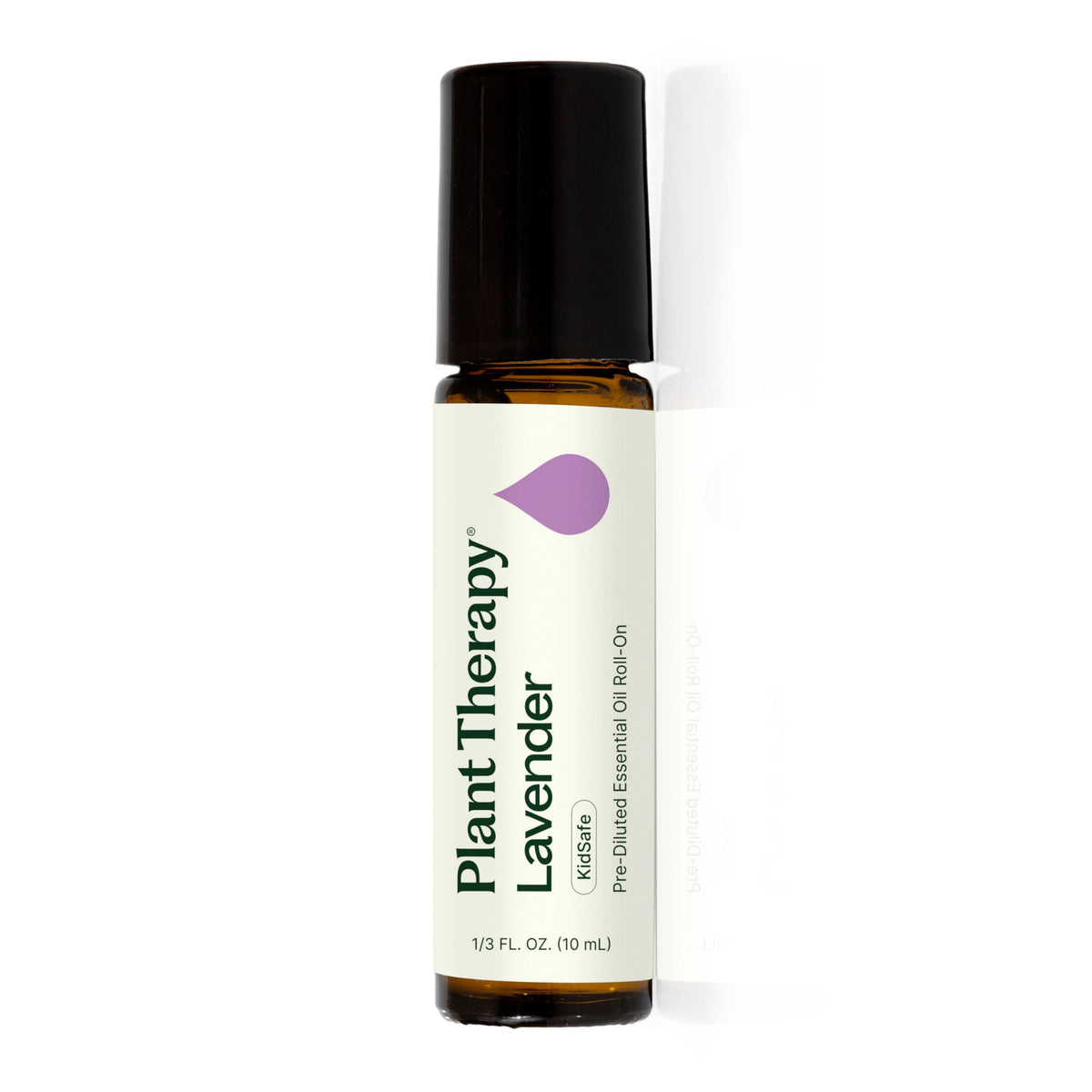 Bottle of Plant Therapy Lavender Essential Oil 100% Pure in a roll-on bottle