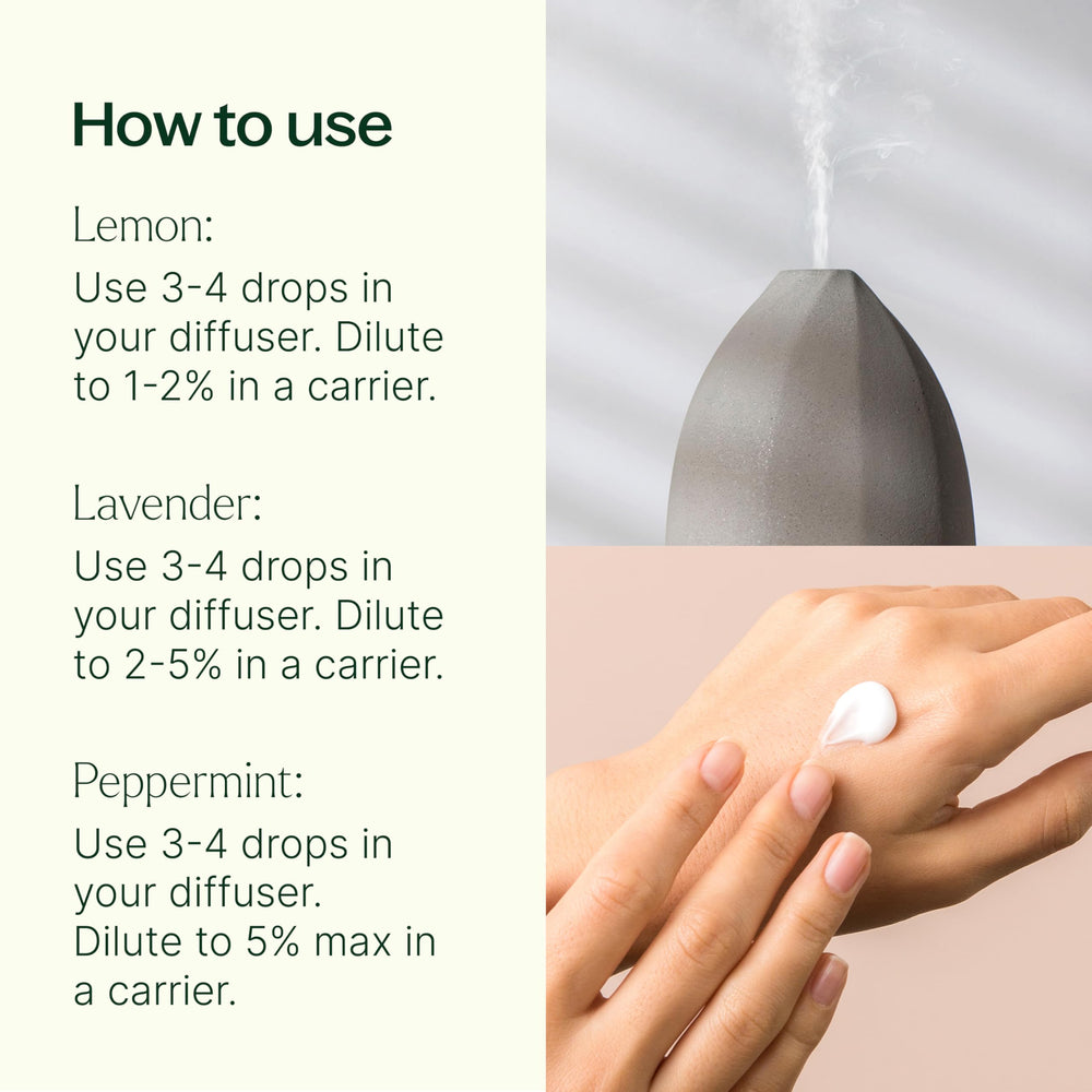 Lemon essential oil 10 mL bottle from Plant Therapy
