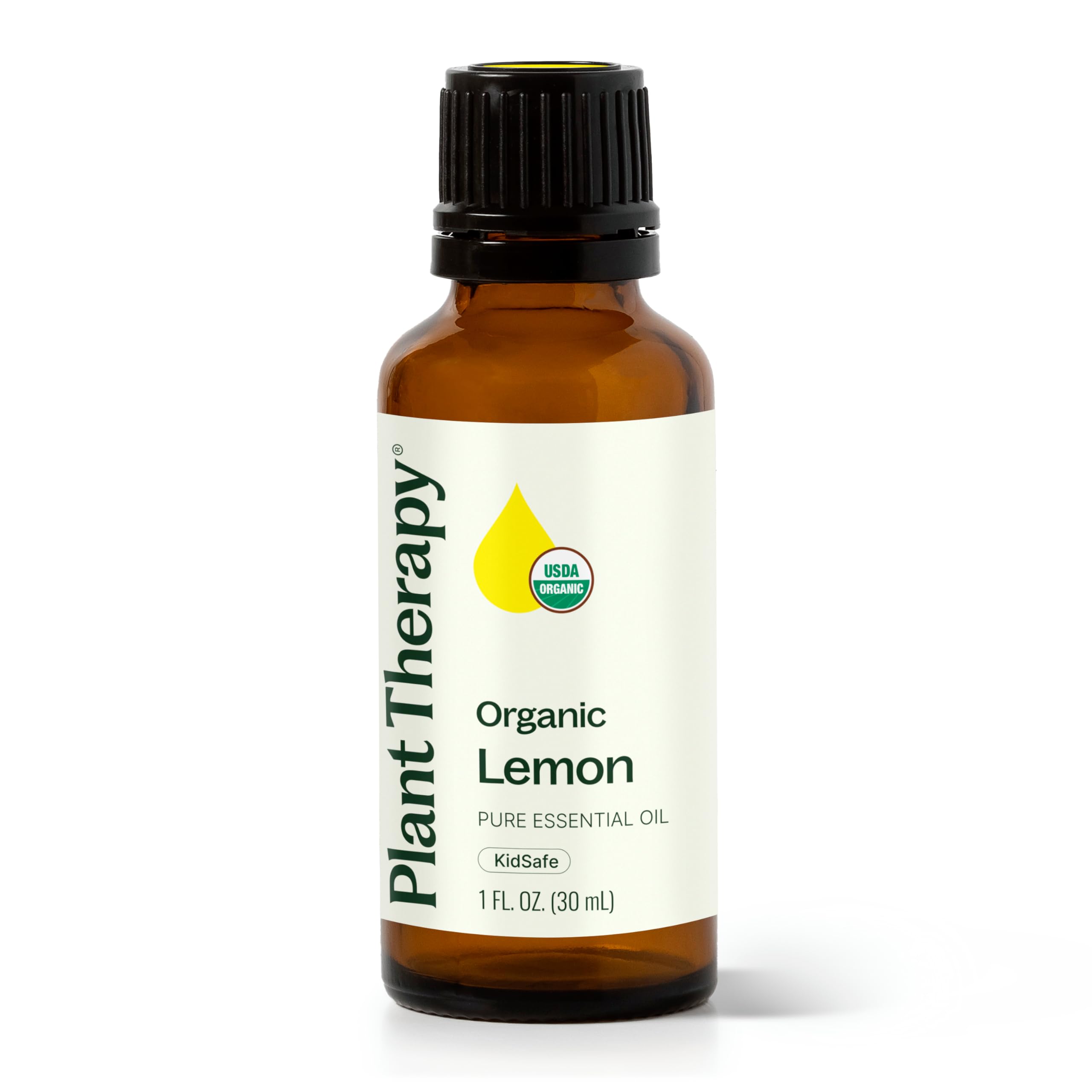 Lemon essential oil bottle 30 mL with Plant Therapy label