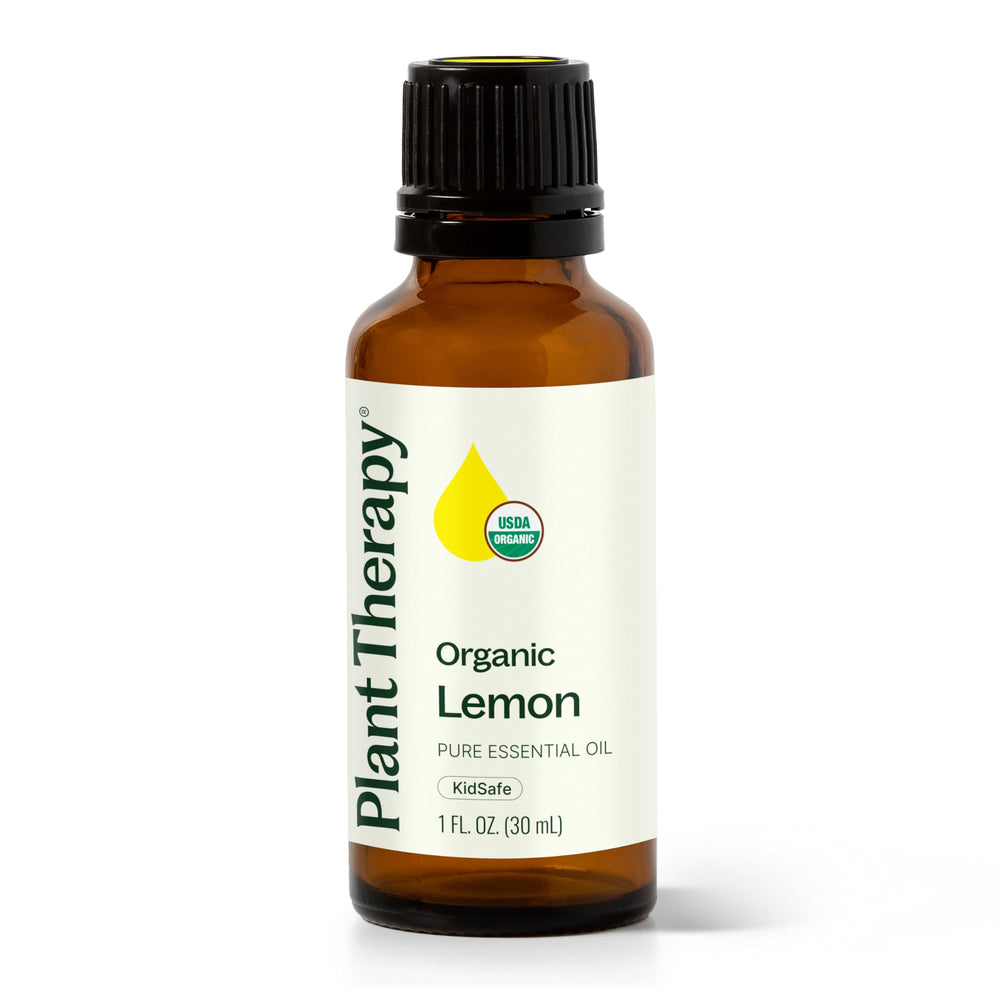 Lemon essential oil bottle 30 mL with Plant Therapy label