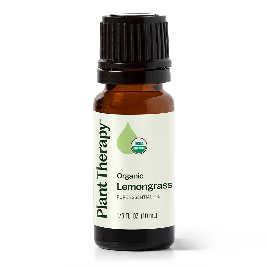 Plant Therapy Lemongrass Essential Oil 10 mL bottle