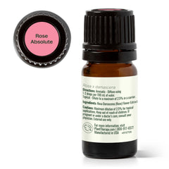 Plant Therapy logo with Rose Absolute oil