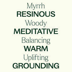 Myrrh essential oil used for DIY skincare with coconut oil
