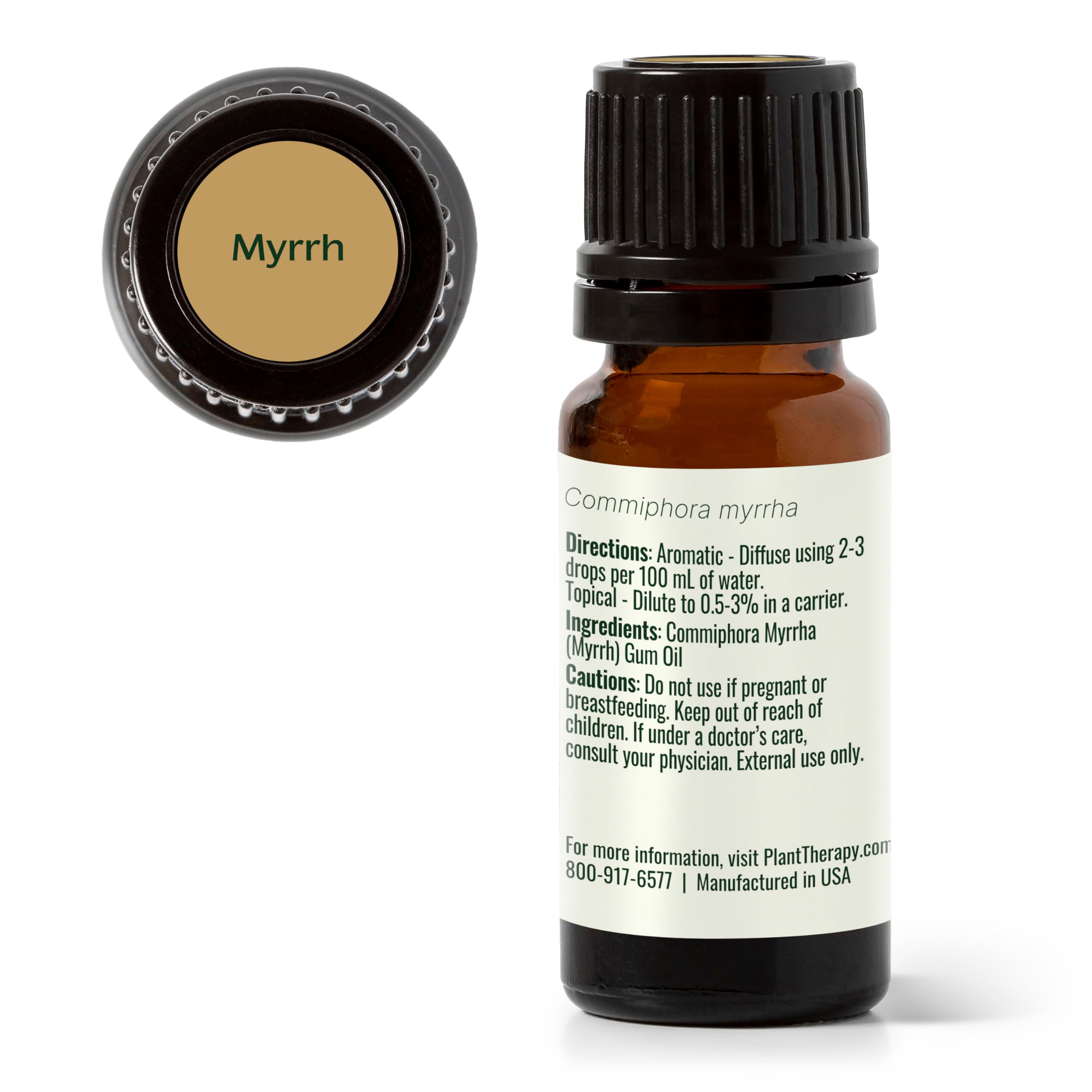 Gift-ready packaging for Plant Therapy Myrrh essential oil