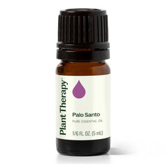 Plant Therapy Palo Santo essential oil bottle 5 mL in amber glass