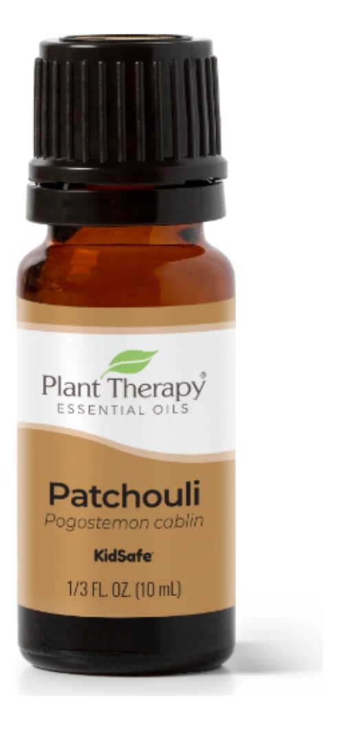 Plant Therapy Patchouli Essential Oil 10 mL bottle - front view