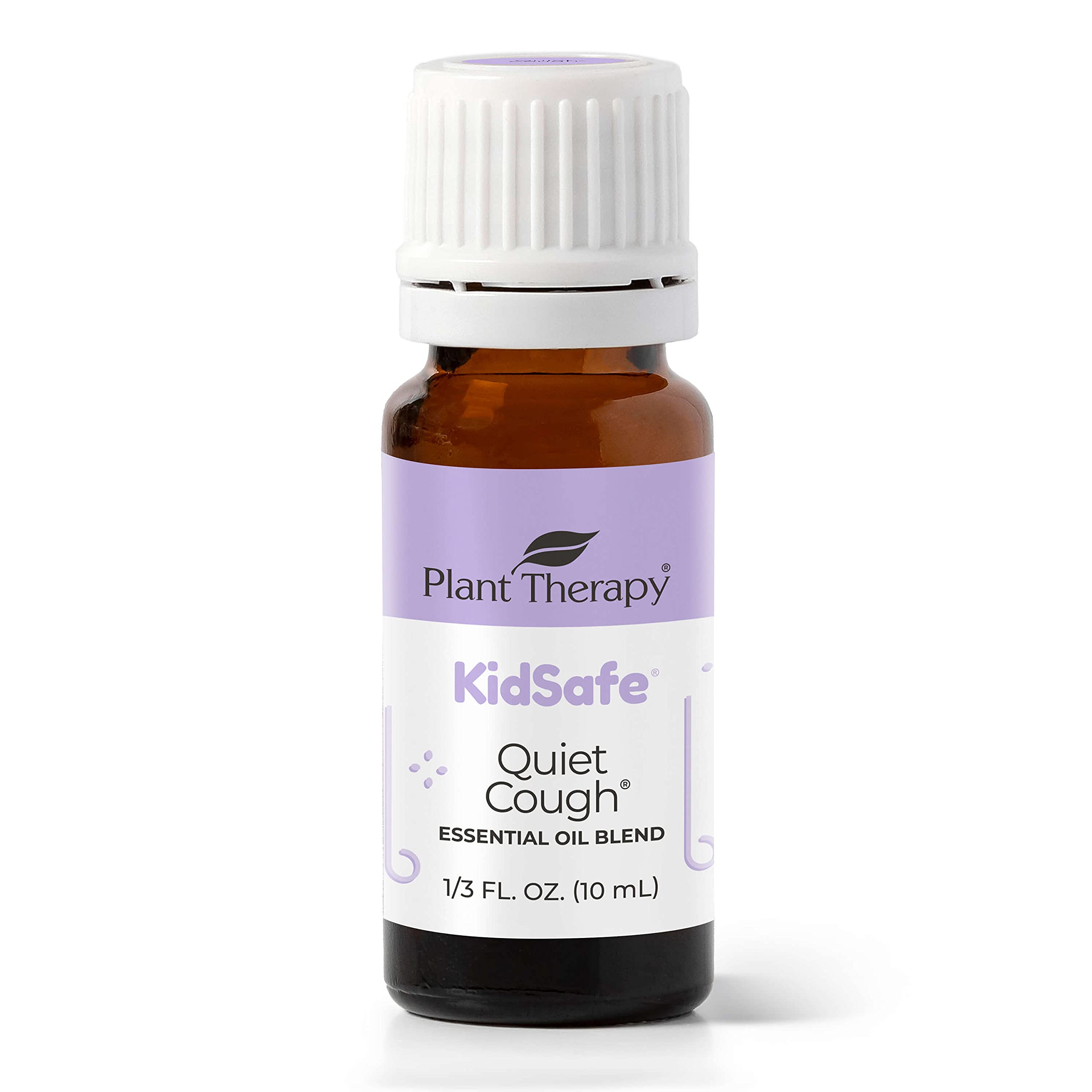 Plant Therapy Quiet Cough KidSafe essential oil blend bottle 10 mL
