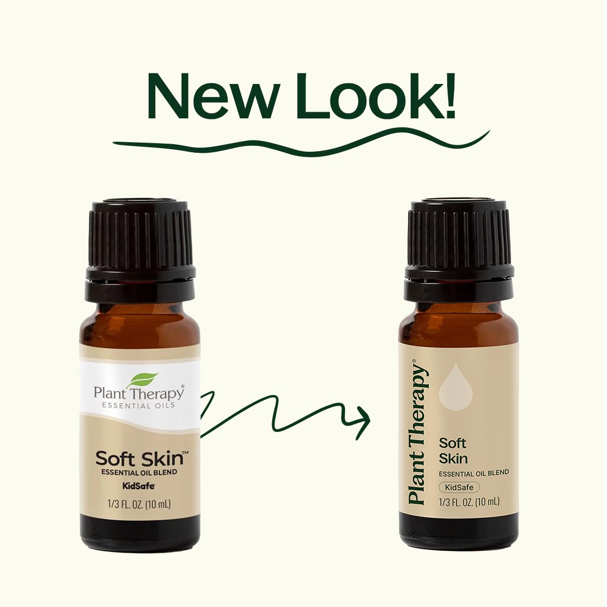 Plant Therapy Soft Skin Petitgrain image shows uplifting, balancing aroma for skin.