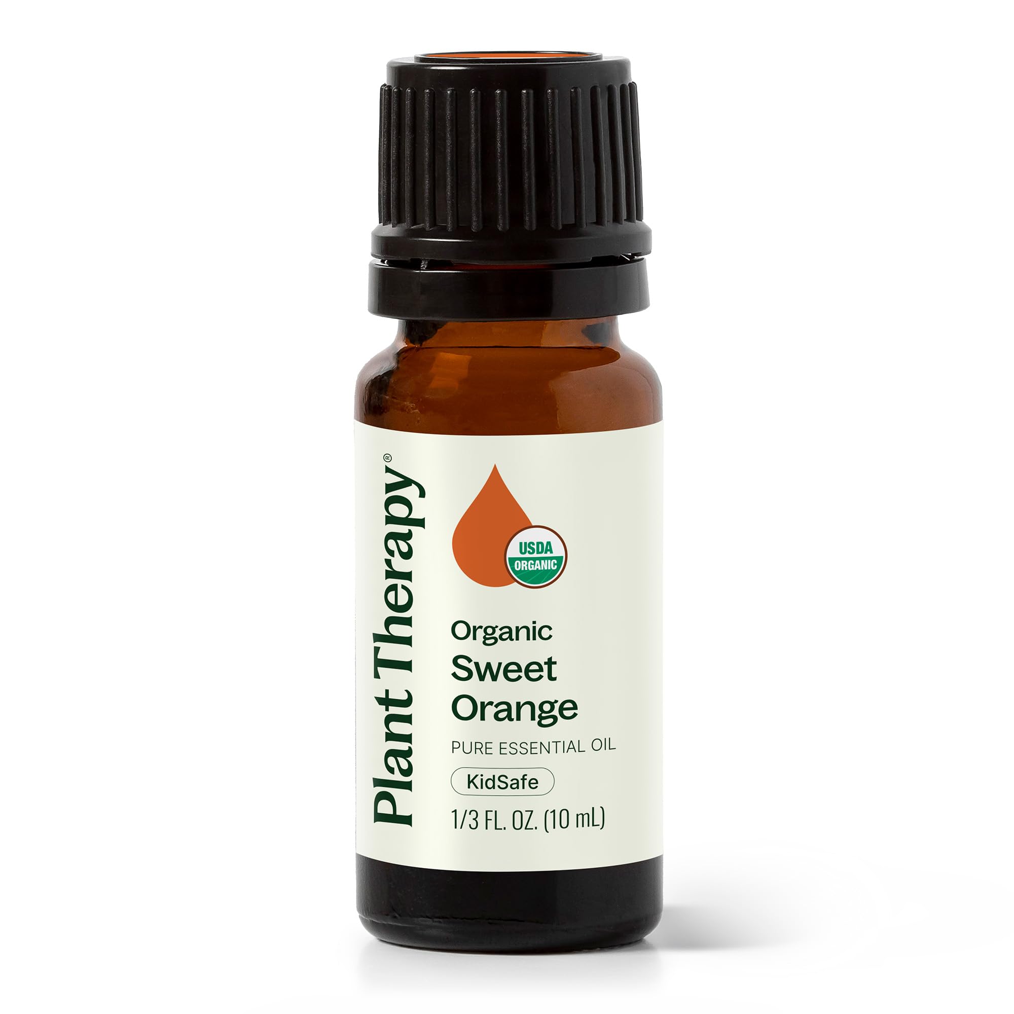 Bottle of Plant Therapy Sweet Orange Organic Essential Oil 10 mL