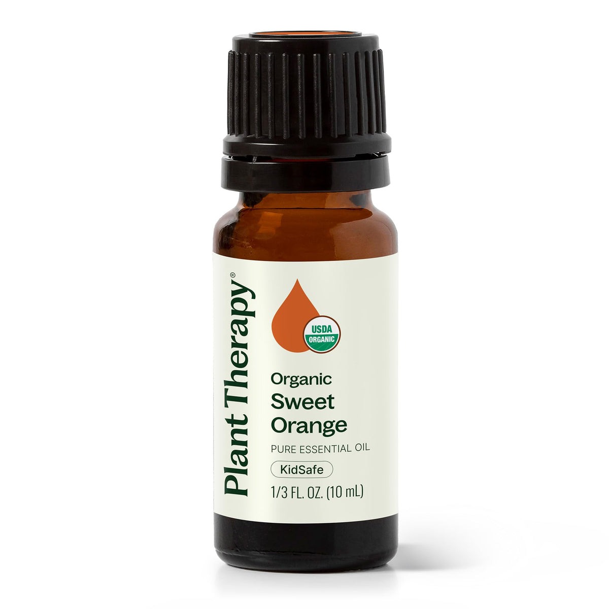 Bottle of Plant Therapy Sweet Orange Organic Essential Oil 10 mL